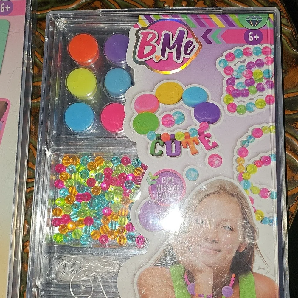 B♡ME Makeover Colorful Alphabet Jewelry Kit for Kids. LOT of 2 new unopened kits